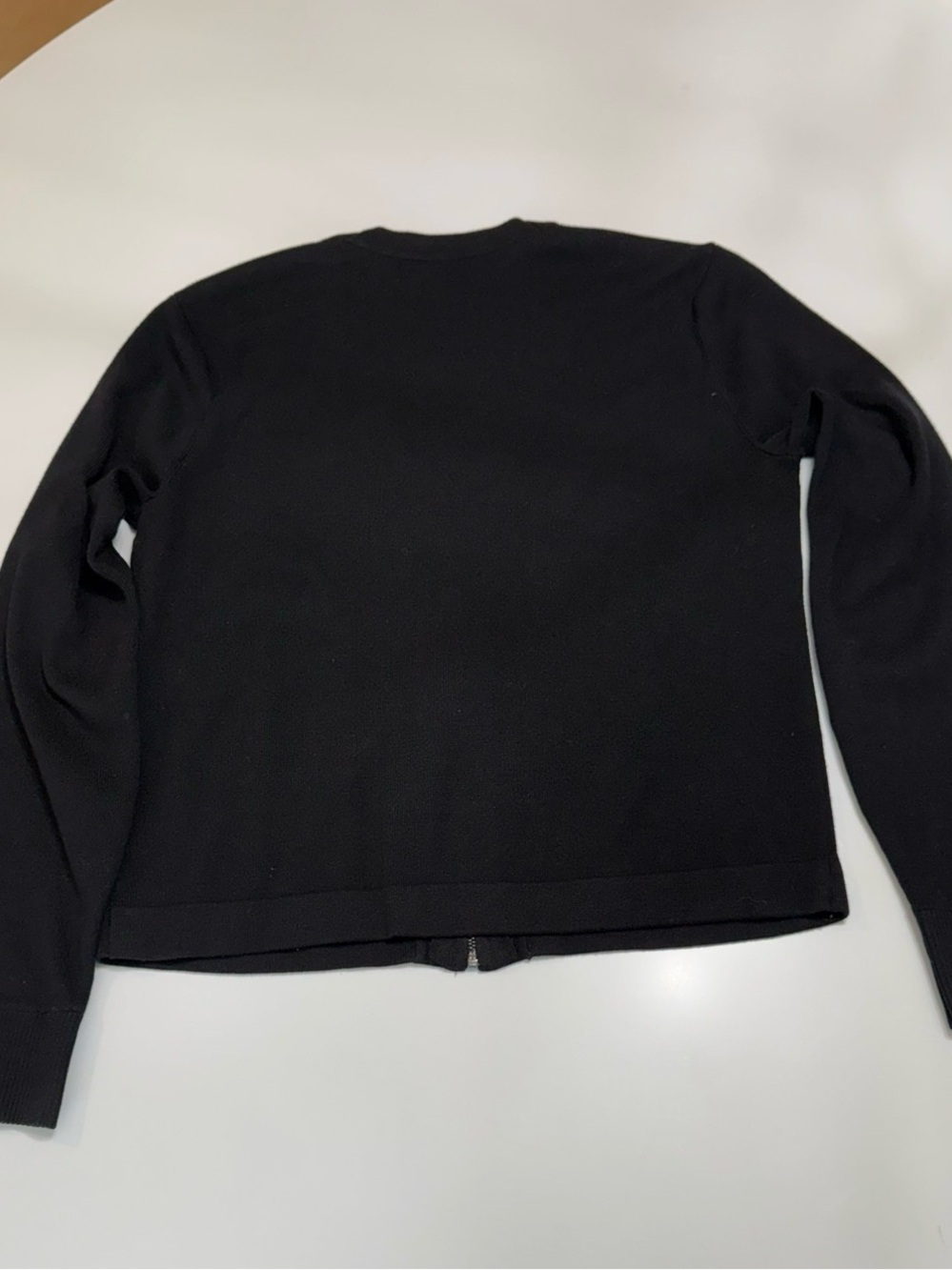 Karl Lagerfeld Black Zip Jacket with Logo-Trim Size XS - Picture 8 of 8